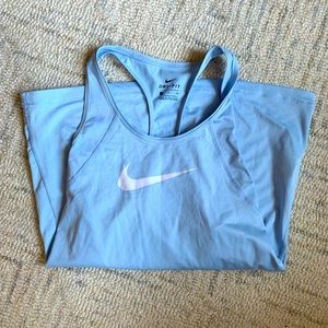 Nike Dri-Fit Tank Top in Baby Blue